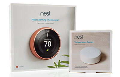 Nest thermostat box